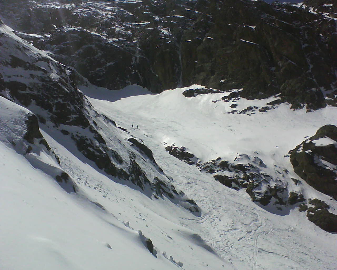 #10 sous le couloir : enfin du vrai ski sous le couloir : enfin du vrai ski