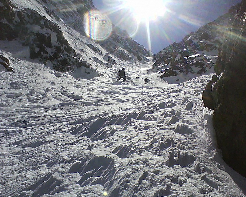 #2 milieu du couloir : plus trés facile à skier ce couloir milieu du couloir : plus trés facile à skier ce couloir