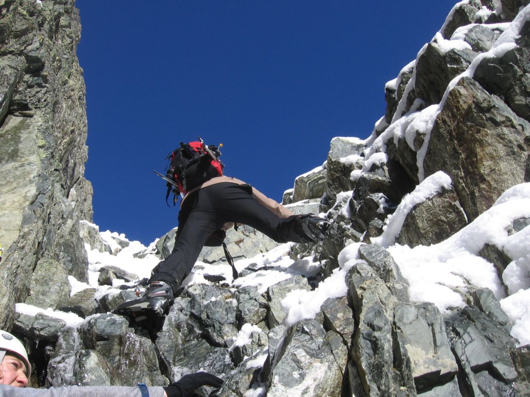 #3 sous le col de la combe : un peu d sous le col de la combe : un peu d'escalade