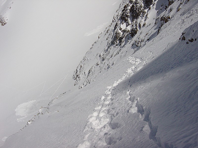 #2 Vue plongeante : neige régulière dans cette partie Vue plongeante : neige régulière dans cette partie