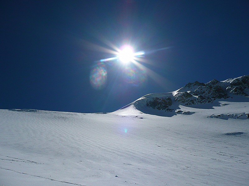 les grands couloirs : spendide face que ce glacier des grands couloirs