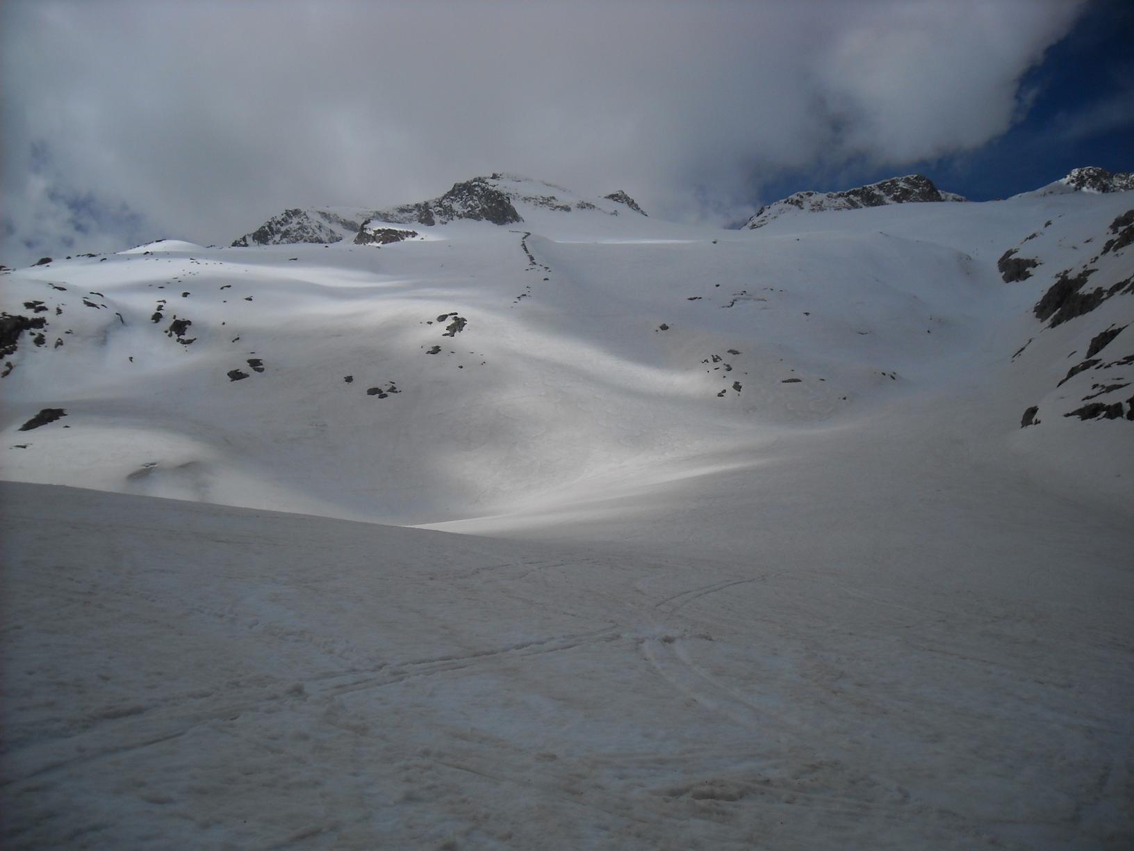 Piste : La piste vue d'en bas