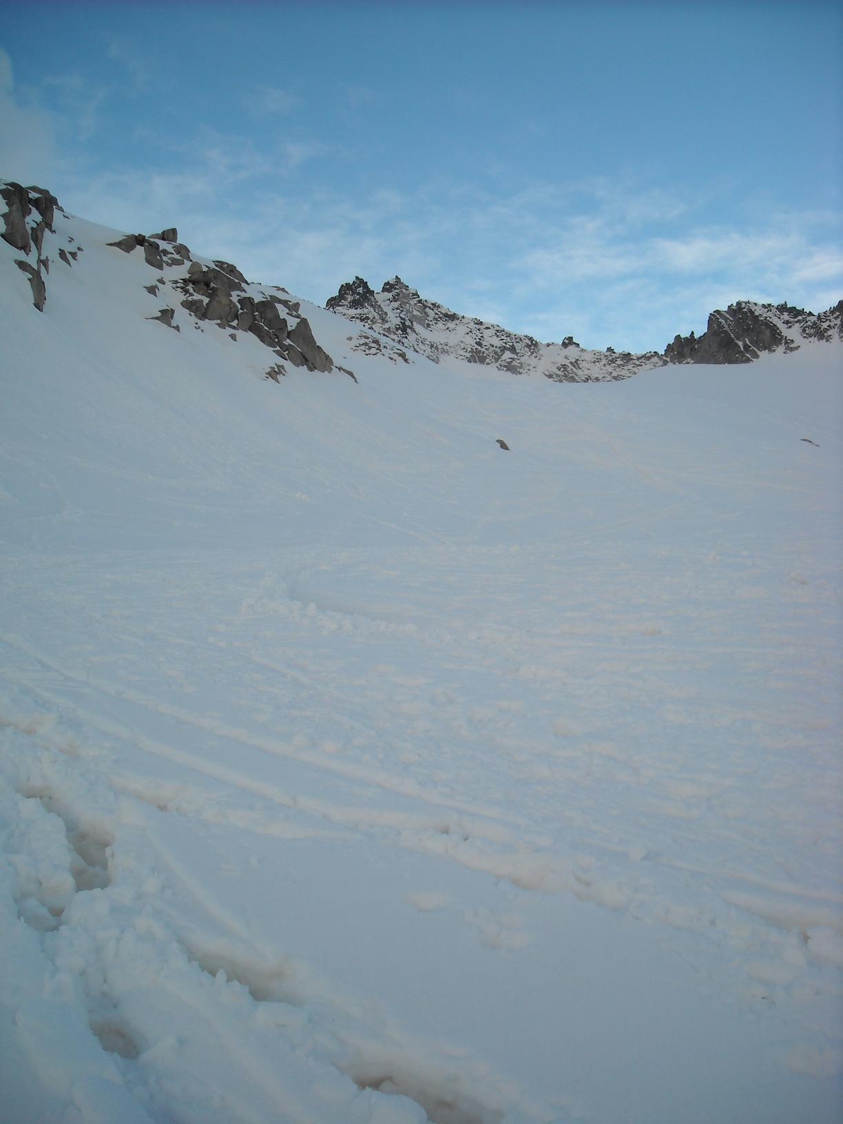 Maladeta : vue sur la Maladeta avant le portillon supérieur