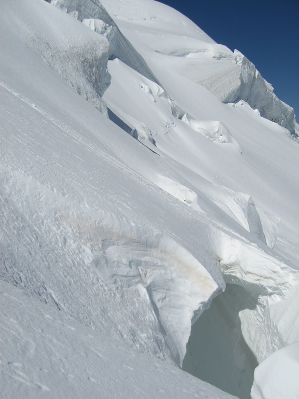 Crevasse : Accès direct à la cave