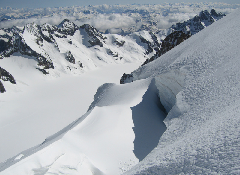 Le glacier blanc : De beaux trous aussi