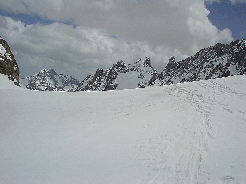 Col Ecrins : Au col des Ecrins, vue sur l'autre cote'