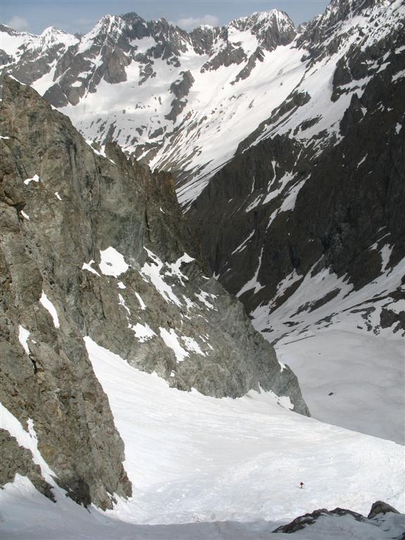 #2 à la montée : grande pente sous le couloir à la montée : grande pente sous le couloir