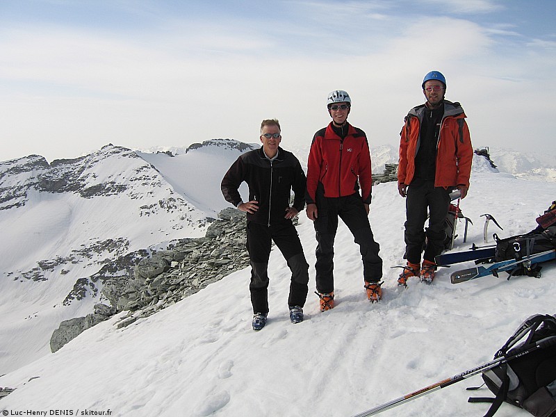 #1 Mont D Mont D'ambin : En AR plan la Pointe Ferrand & Niblé