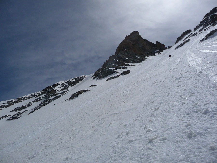 Couloir Aurora : Une belle ambiance cette face