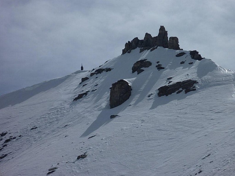 #2 Départ sous la sommet : Un petit dérape et un travers pour démarrer Départ sous la sommet : Un petit dérape et un travers pour démarrer