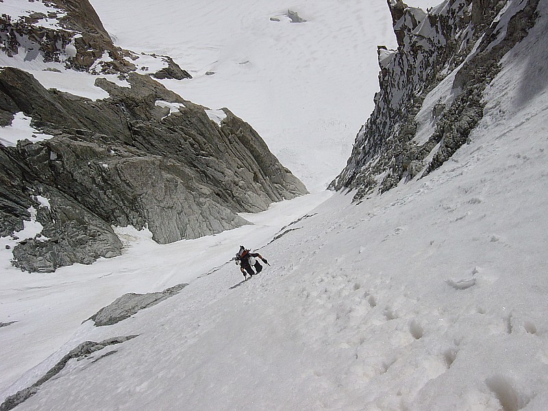#2 couloir Jager : début de la montée couloir Jager : début de la montée