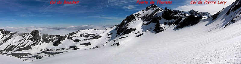 #1 Vue depuis la crête : Vue en direction du Col du Bouchet Vue depuis la crête : Vue en direction du Col du Bouchet