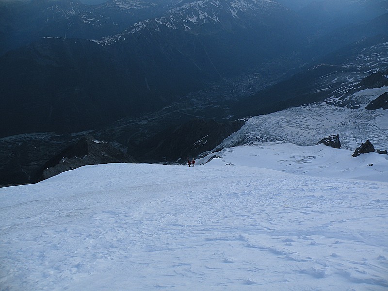 L'arête Nord du Dôme du Goûter : Les copains en finissent avec l'arête