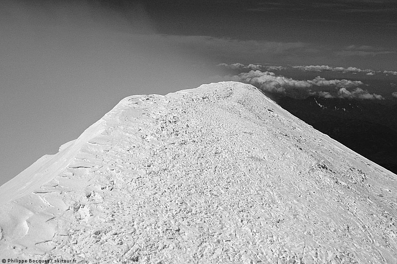 Mont Blanc : le sommet pour nous : c'est assez rare