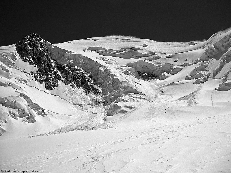 #13 Face nord Mont Blanc : la face ce jour Face nord Mont Blanc : la face ce jour