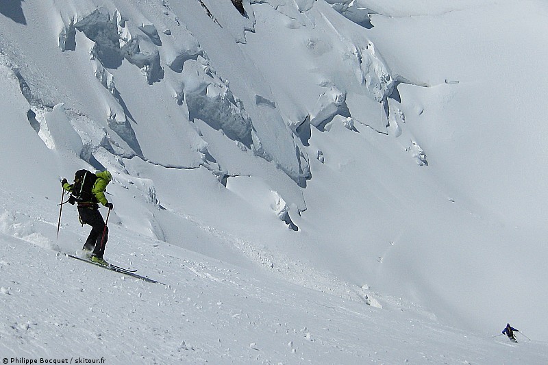 #21 Face nord Mont Blanc : bonus gavage dans la face nord Face nord Mont Blanc : bonus gavage dans la face nord