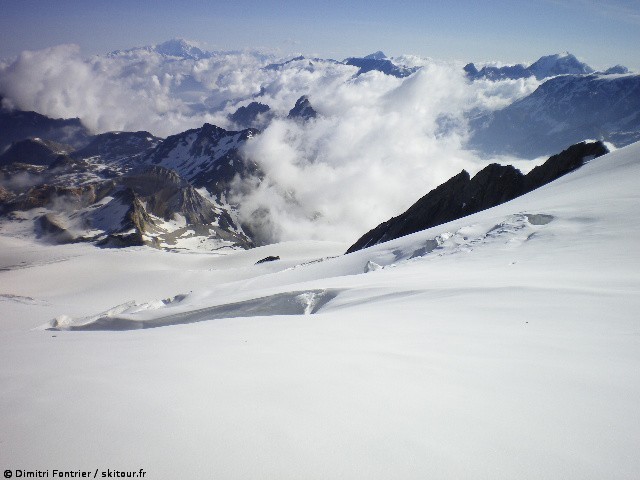 #5 Glacier de Gébroulaz : sous le Mont de Gébroulaz Glacier de Gébroulaz : sous le Mont de Gébroulaz