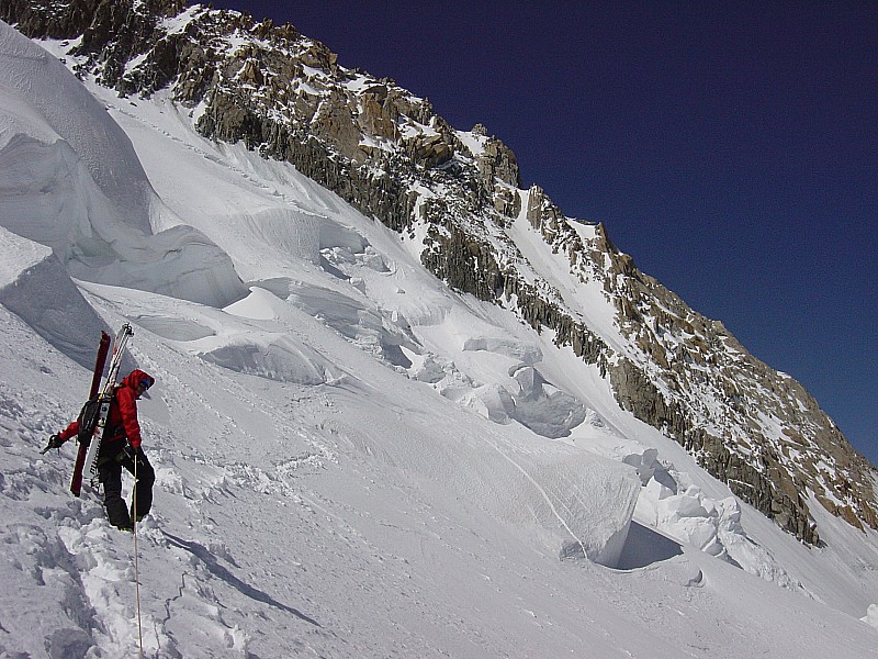 Mont Maudit : on passe en mode crampons