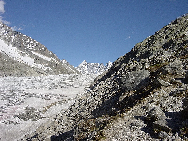 #1 Glacier d Glacier d'Argentière : et le Dolent au fond