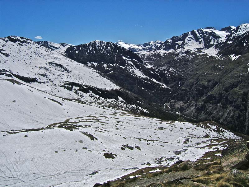 #5 Grand Paradis : Les itinéraires possibles de descente. Grand Paradis : Les itinéraires possibles de descente.