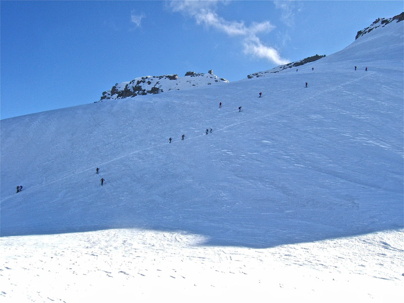#18 Grand Paradis : Et l Grand Paradis : Et l'itinéraire devient alors très fréquenté.