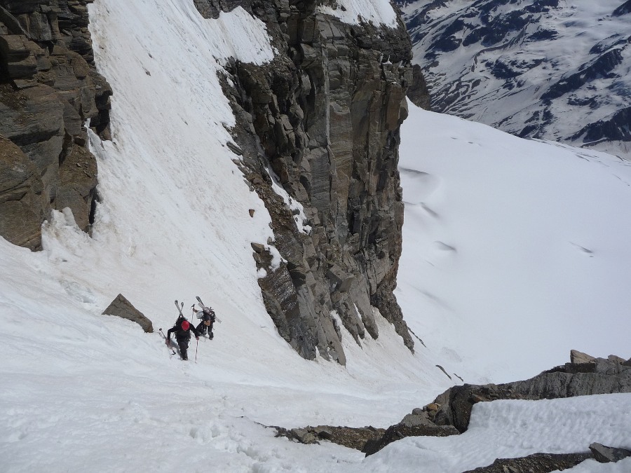 Montandayné : Remontée au col de Montandayné