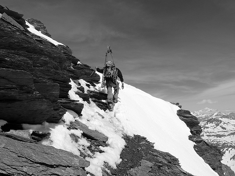 #22 arete de l arete de l'albaron : une arête sans stress