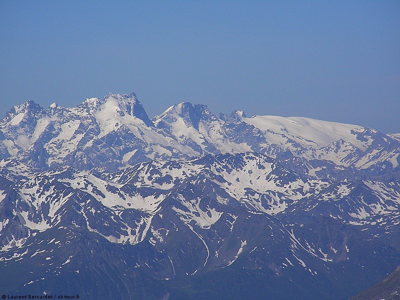 #12 Ecrins II : Après les Hautes Alpes, l Ecrins II : Après les Hautes Alpes, l'Isère: Pic Gaspard, Meije, Rateau, Pic de la Grave, Glaciers de la Girose et Mont de Lans.