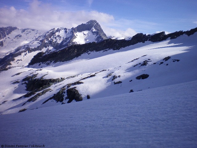 #5 glacier d glacier d'Arbéron : au fond La Bessanèse