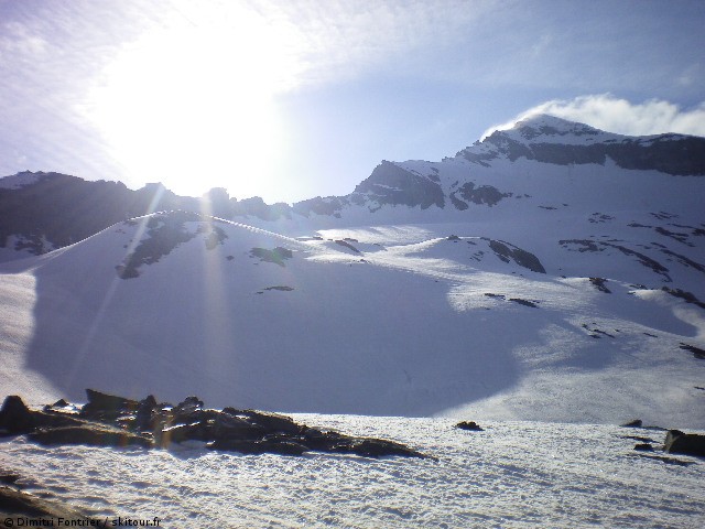 #3 glacier d glacier d'Arbéron : semble avoir bien régressé/carte IGN