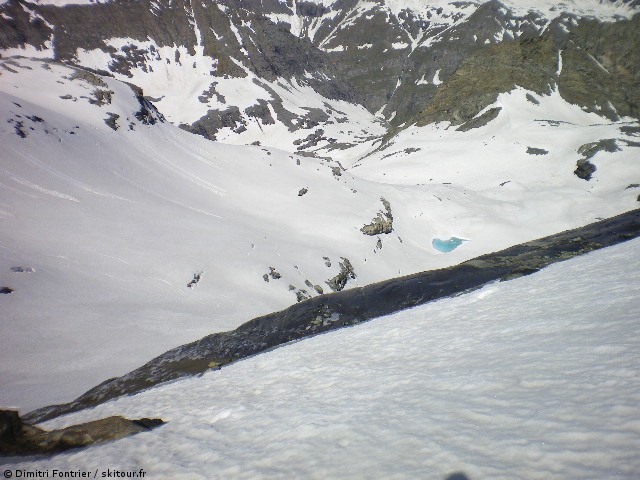 #9 remontée vers : une brèche de l remontée vers : une brèche de l'arête nord-ouest