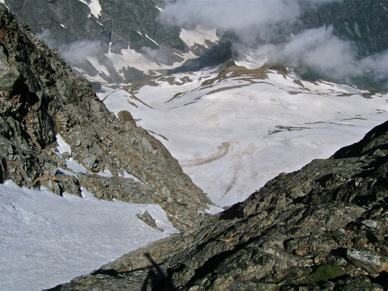 #17 GELAS : Le couloir des Italiens est bien sec, j GELAS : Le couloir des Italiens est bien sec, j'ai aperçu une partie du bas on dirait une goulotte.