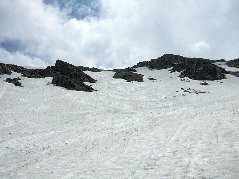 #9 Pte de Molenne : Haut de la face N de Molenne: pente large , bonne neige Pte de Molenne : Haut de la face N de Molenne: pente large , bonne neige