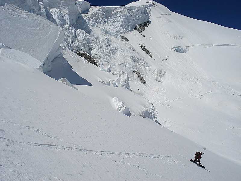 #3 Descente vers les Gds Mulets : Vers le petit plateau.. Descente vers les Gds Mulets : Vers le petit plateau..