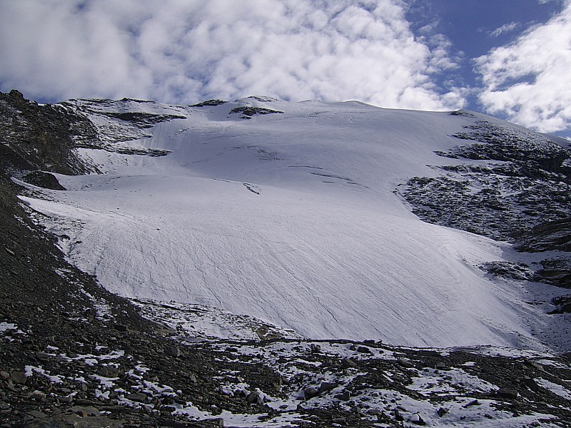 glacier de l'arcelle neuve : dans son ensemble