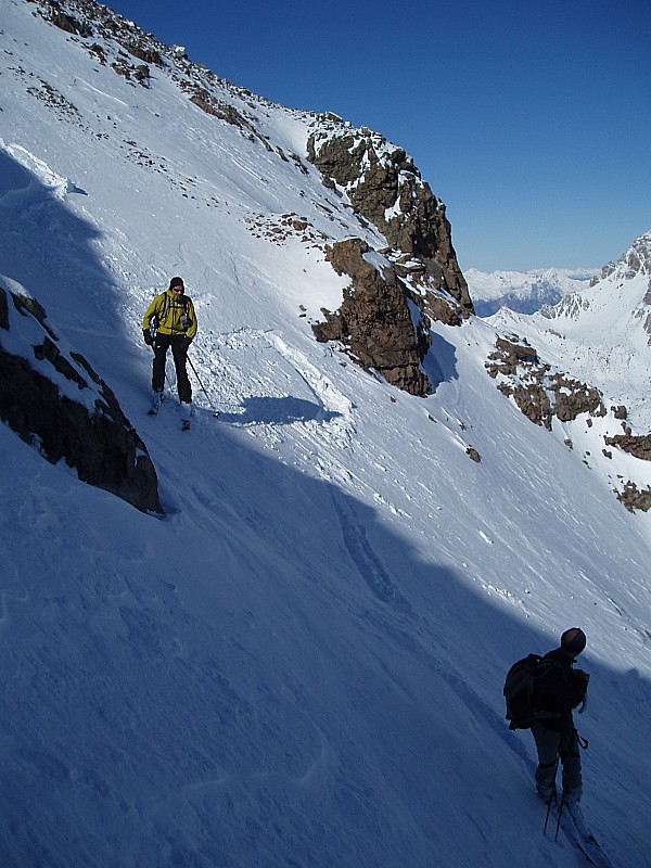 #7 Depart : Depart sur des oeufs, le vent a un peu degager la neige... Depart : Depart sur des oeufs, le vent a un peu degager la neige...