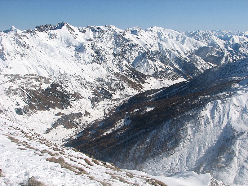 Le Val Stura : Ya pas mal de neige en Italie!