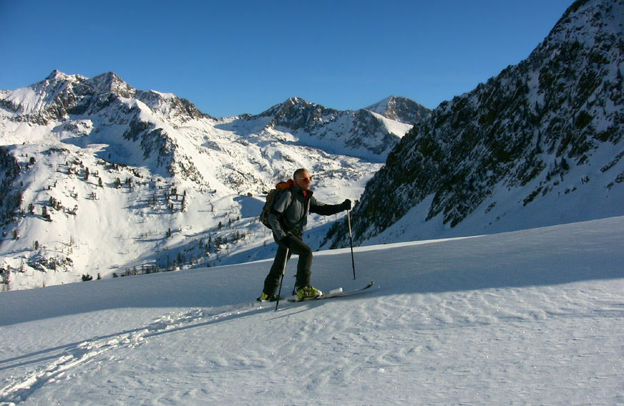 #5 Vallon de St Sauveur - Les pistes d Vallon de St Sauveur - Les pistes d'Isola 2000 en A/R plan
