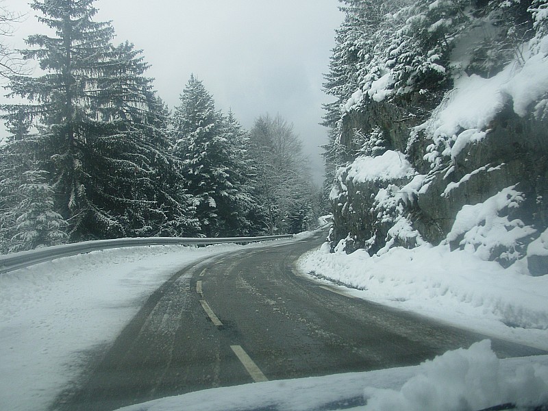 #8 Alpes du Grand Serre : Rien de tel qu Alpes du Grand Serre : Rien de tel qu'une photo pour donner les conditions de la route au retour.