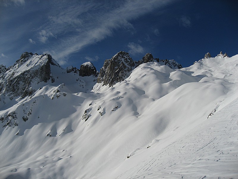 #3 Grd pic de la Lauzière : Conditions vers le Grd pic de la Lauzière Grd pic de la Lauzière : Conditions vers le Grd pic de la Lauzière