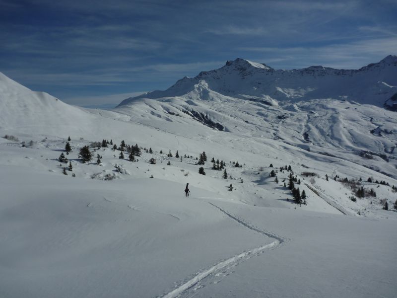#2 Une bonne trace de montée : dont auront profiter skieurs et raquetteurs sans aucuns soucis. Une bonne trace de montée : dont auront profiter skieurs et raquetteurs sans aucuns soucis.
