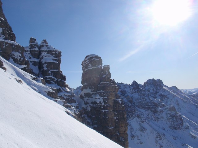 #2 bas du petit couloir : Un petit air des Dolomites bas du petit couloir : Un petit air des Dolomites