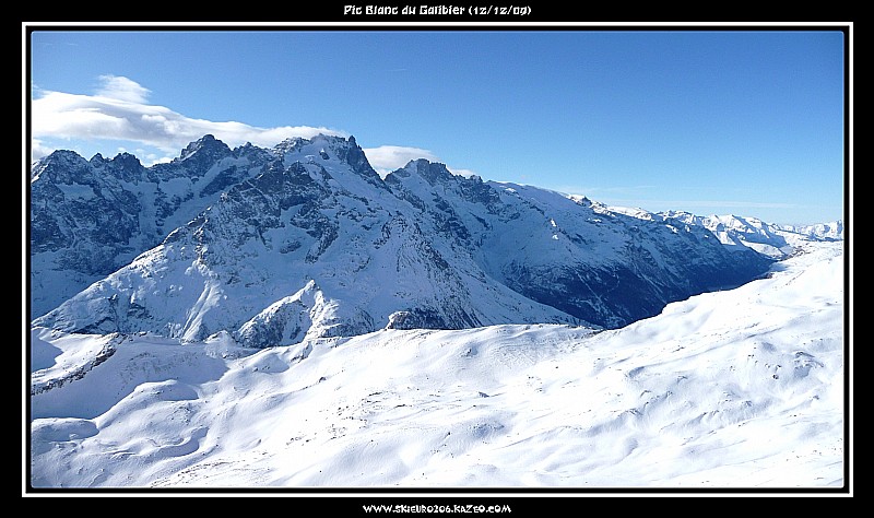 #6 N°6 : Les Écrins : Depuis le sommet, vue sur la Meije, le Rateau et le glacier des Deux Alpes. N°6 : Les Écrins : Depuis le sommet, vue sur la Meije, le Rateau et le glacier des Deux Alpes.