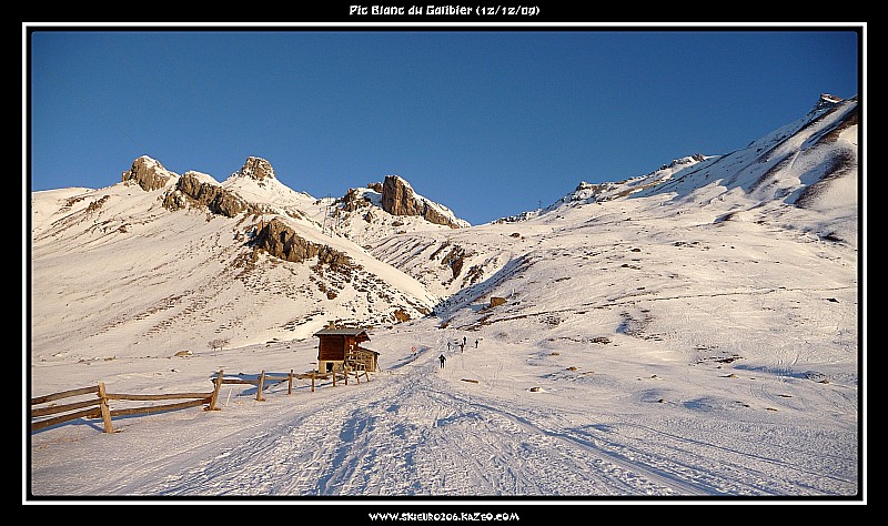 #2 La partie basse moyennement enneigée. La partie basse moyennement enneigée.