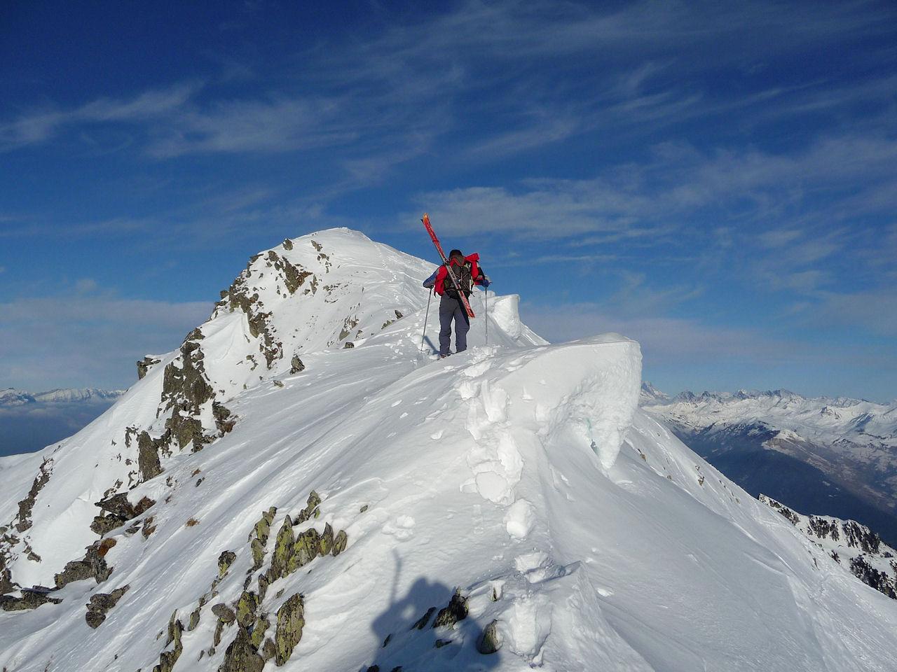 Combe Bronsin (2499 m) : Encore un petit effort pour atteindre le dernier sommet de la journée.