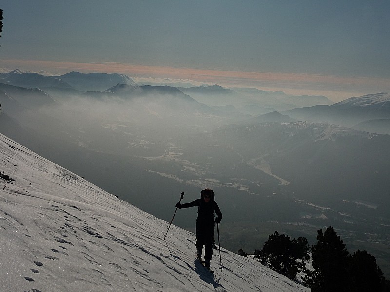 #1 Sur la croupe Ouest : Mimi au dessus des nuages... Sur la croupe Ouest : Mimi au dessus des nuages...