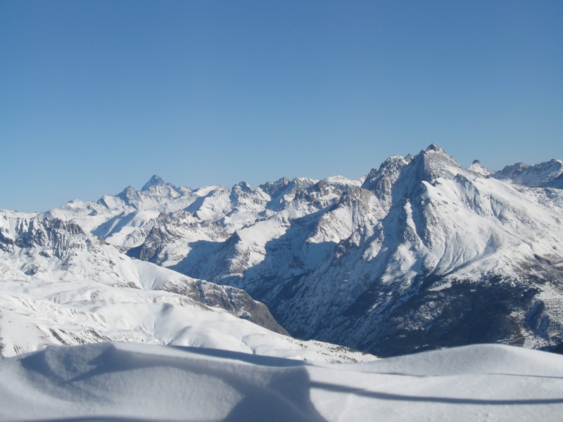 #4 Haute Ubaye : Aiguilles de Chambeyron et pyramide du Viso Haute Ubaye : Aiguilles de Chambeyron et pyramide du Viso