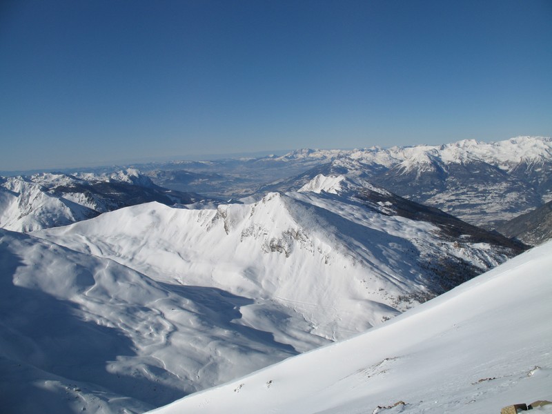 #2 Montagne Pellat et Ratelle : Le versant Crévoux est bien enneigé, mais rien sur la Montagne Pellat Montagne Pellat et Ratelle : Le versant Crévoux est bien enneigé, mais rien sur la Montagne Pellat