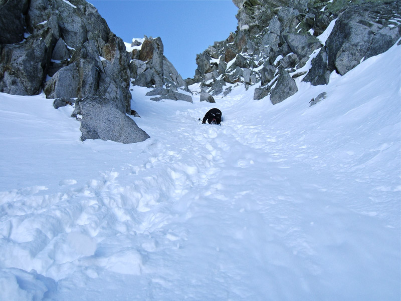 #10 Tavel couloir NW : La descente pas évidente ! Tavel couloir NW : La descente pas évidente !