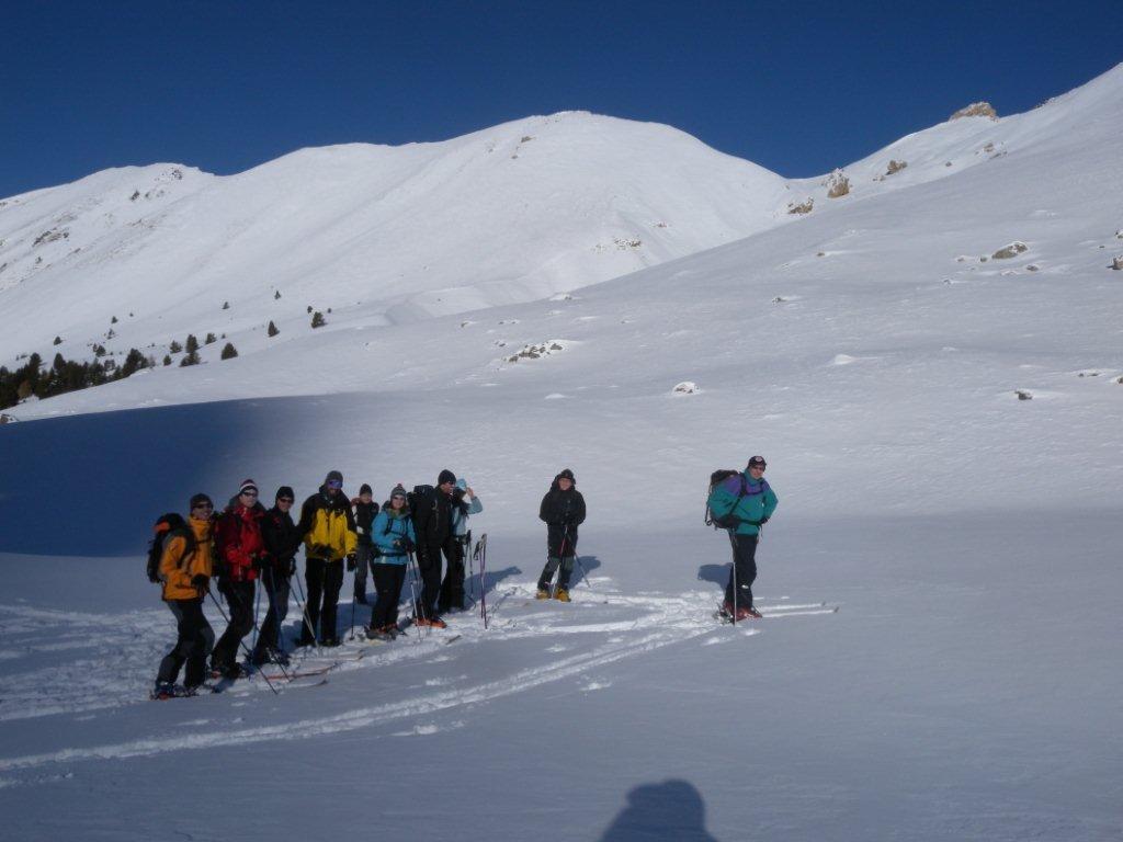 #1 au soleil : vers 2400 m après avoir quitté le froid du vallon Albert au soleil : vers 2400 m après avoir quitté le froid du vallon Albert